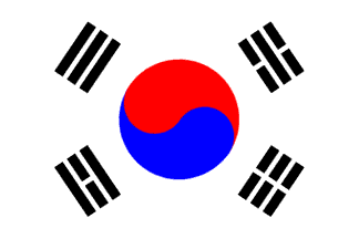 Drapeau sud Coréen